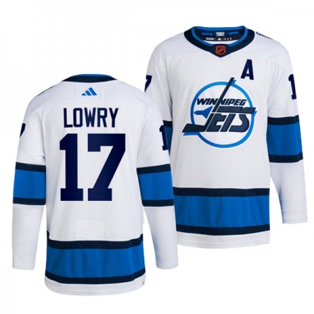 Winnipeg Jets Hockeydrakt Adam Lowry 17 2022-23 Hvit Reverse Retro 2.0 Adidas Authentic - Herre